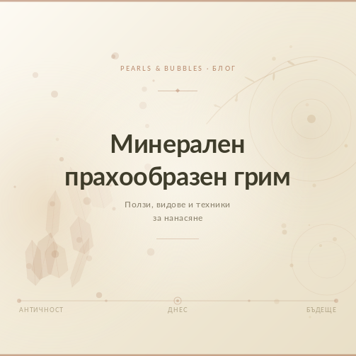 Минерален прахообразен грим: Ползи, видове и техники за нанасяне
